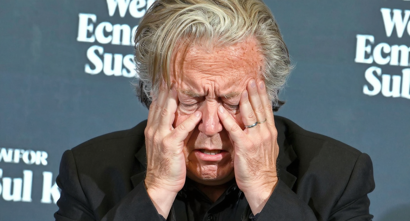 Steve Bannon Consults 'Constitutional Lawyer' From a Cracker Jack Box for Trump's Third Term